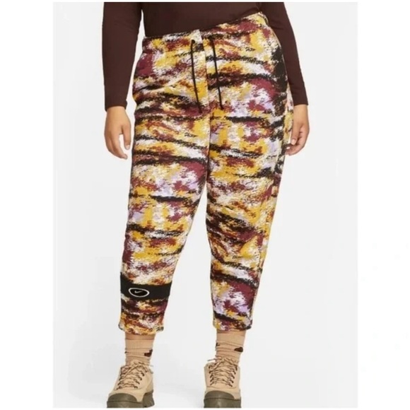 Women’s Nike Team Sport Tapered Leg Multicolored Sweat Jogger 2X Fleece Lining - Picture 1 of 9